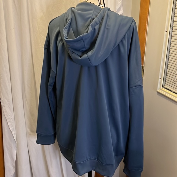 Mondetta Performance Full Zip Hoodie, slate blue color, size XXL - Picture 3 of 11